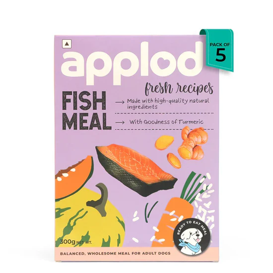 Applod Fresh Fish Meal Dog Food for Adult Dogs