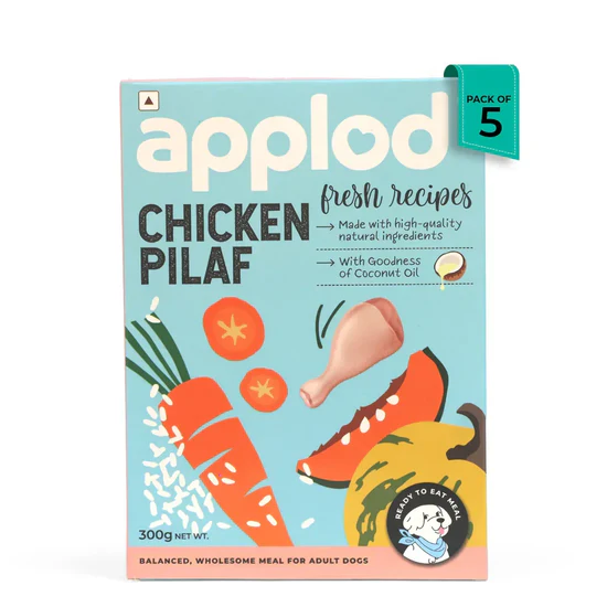 Applod Chicken Pilaf Fresh Dog Food - For Adult Dogs