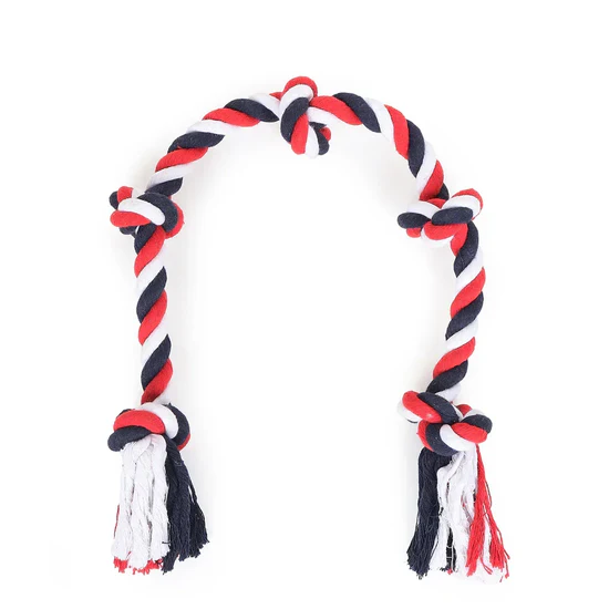 ZL Cotton Five Knot Dog Rope Toy - Large