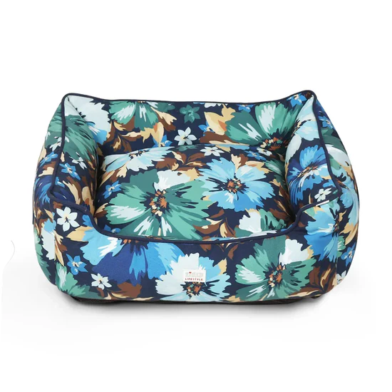 ZL Midnight Flower Lounger Dog Bed